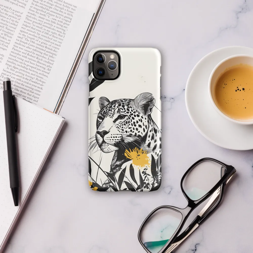 Majestic Leopard Amongst Flora | Phone Case |  11 Pro Max | Snap Case | Glossy