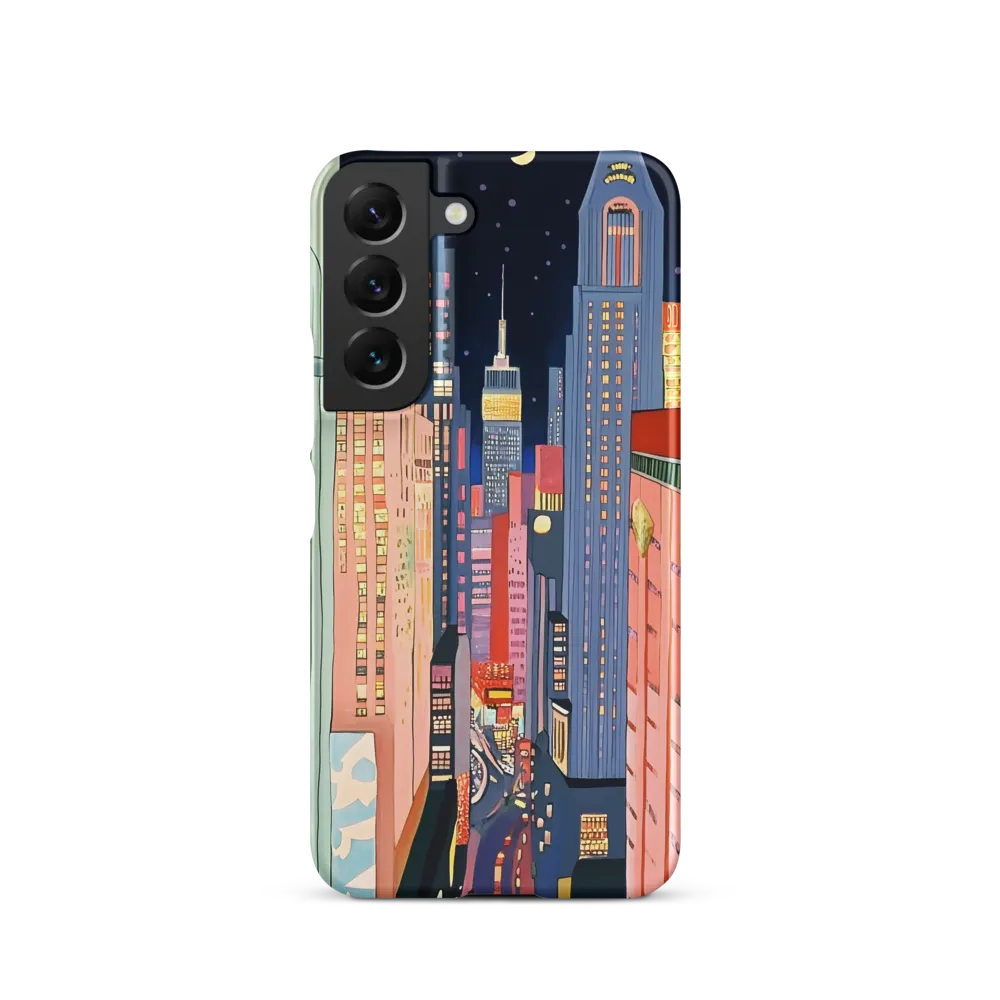 Urban Dreamscape: A Pop Art Night | Phone Case |  S22 | Snap Case | Matte