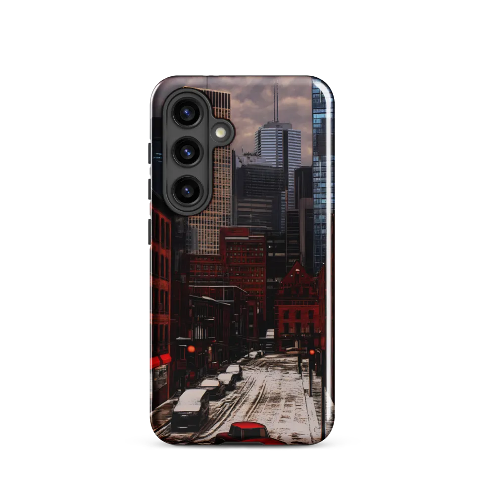 Winter's Urban Embrace | Phone Case |  S24 | Tough Case | Glossy