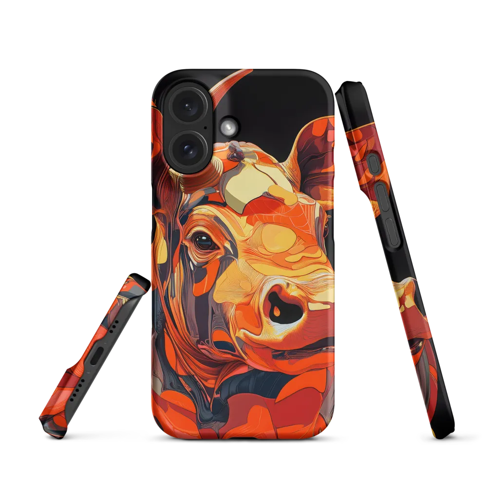 Modern Serenade: The Vibrant Cow