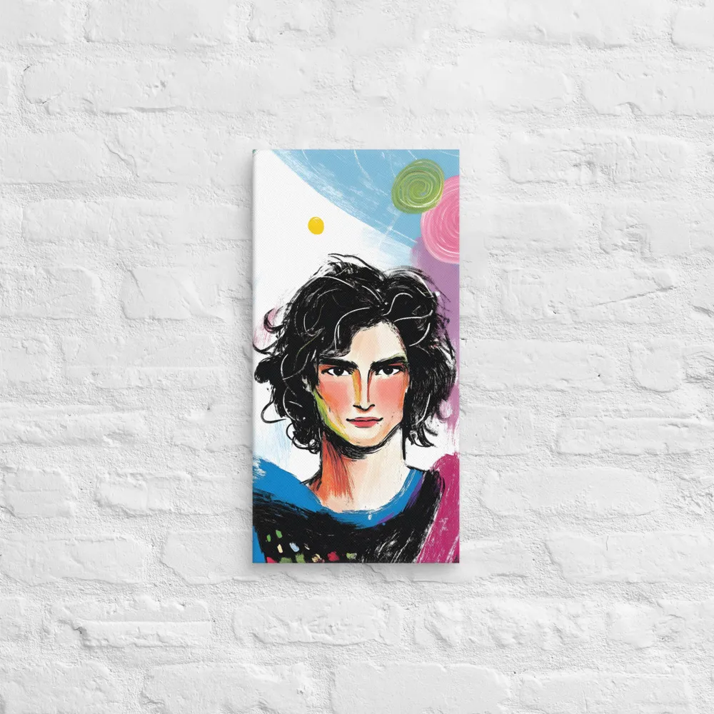 Vibrant Portrait of Youth | Canvas | 10″×20″