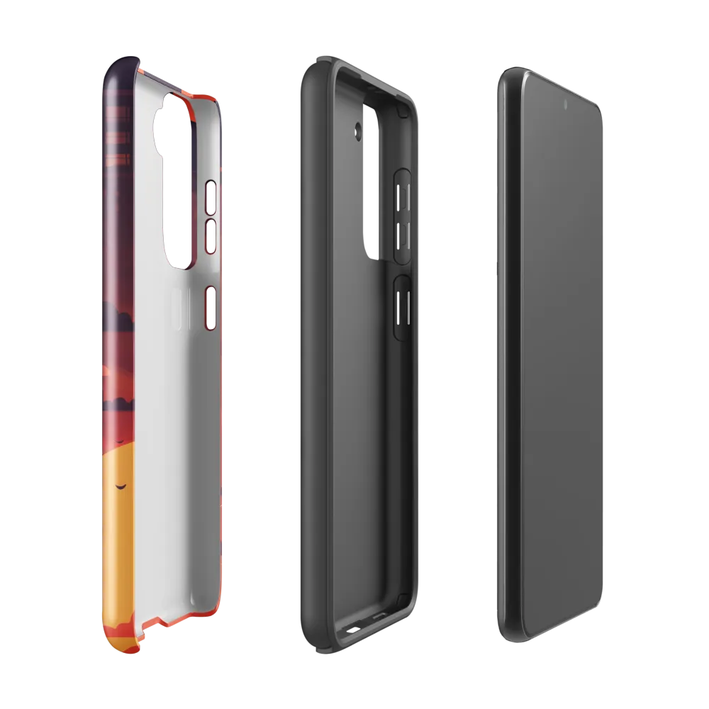 Urban Dusk: A Symphony of Cityscapes | Phone Case |  S21 | Tough Case | Glossy