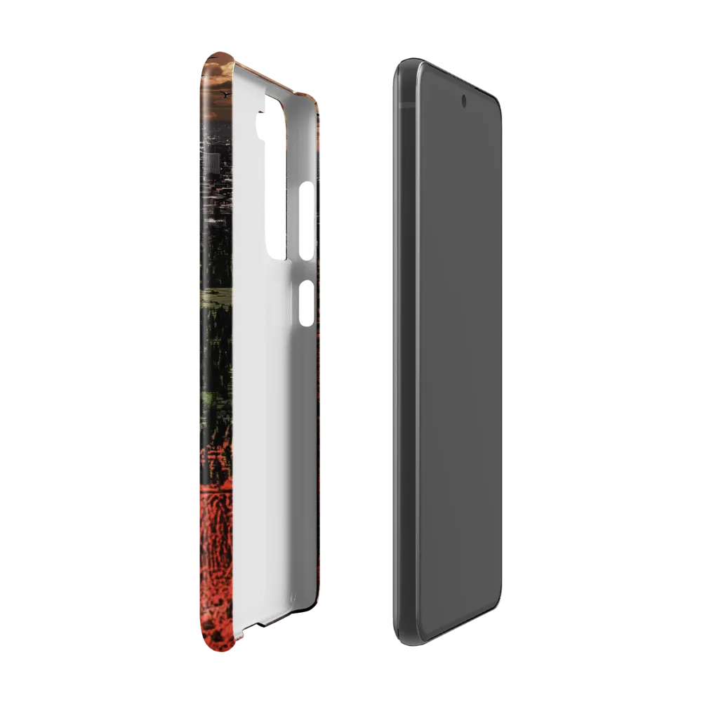 Harmony and Dissonance: A Landscape of Contrasts | Phone Case |  S21 FE | Snap Case | Glossy