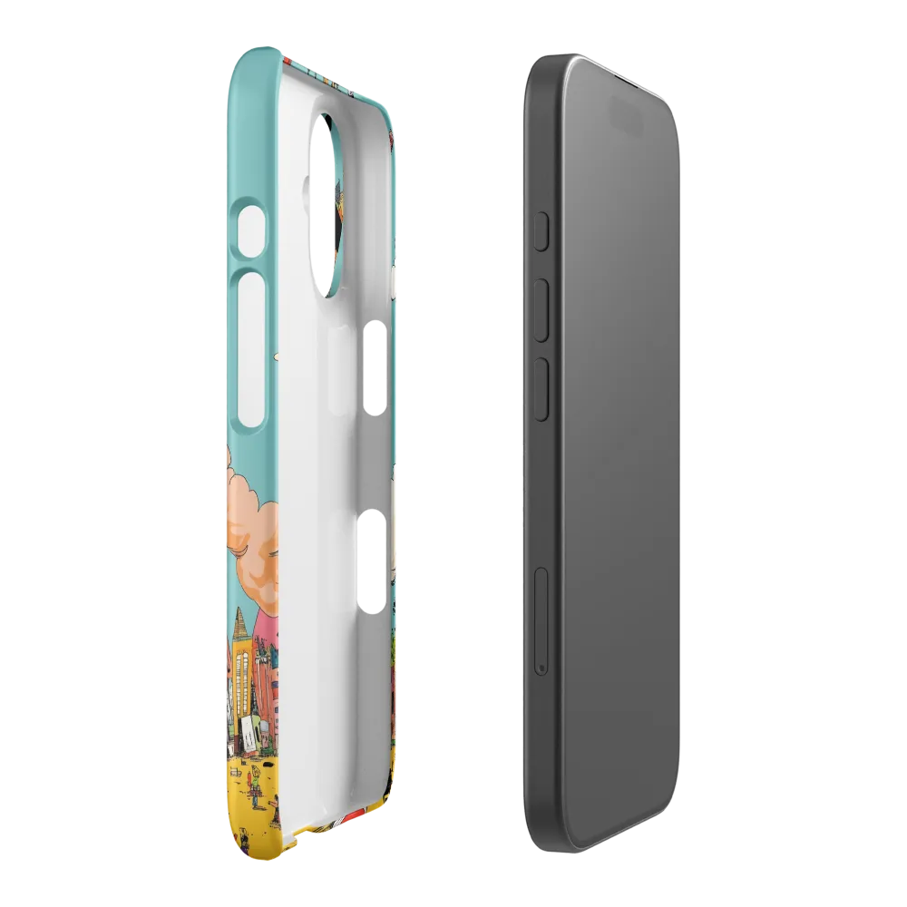 Urban Fantasia: A Whimsical Encounter | Phone Case |  16 | Snap Case | Matte