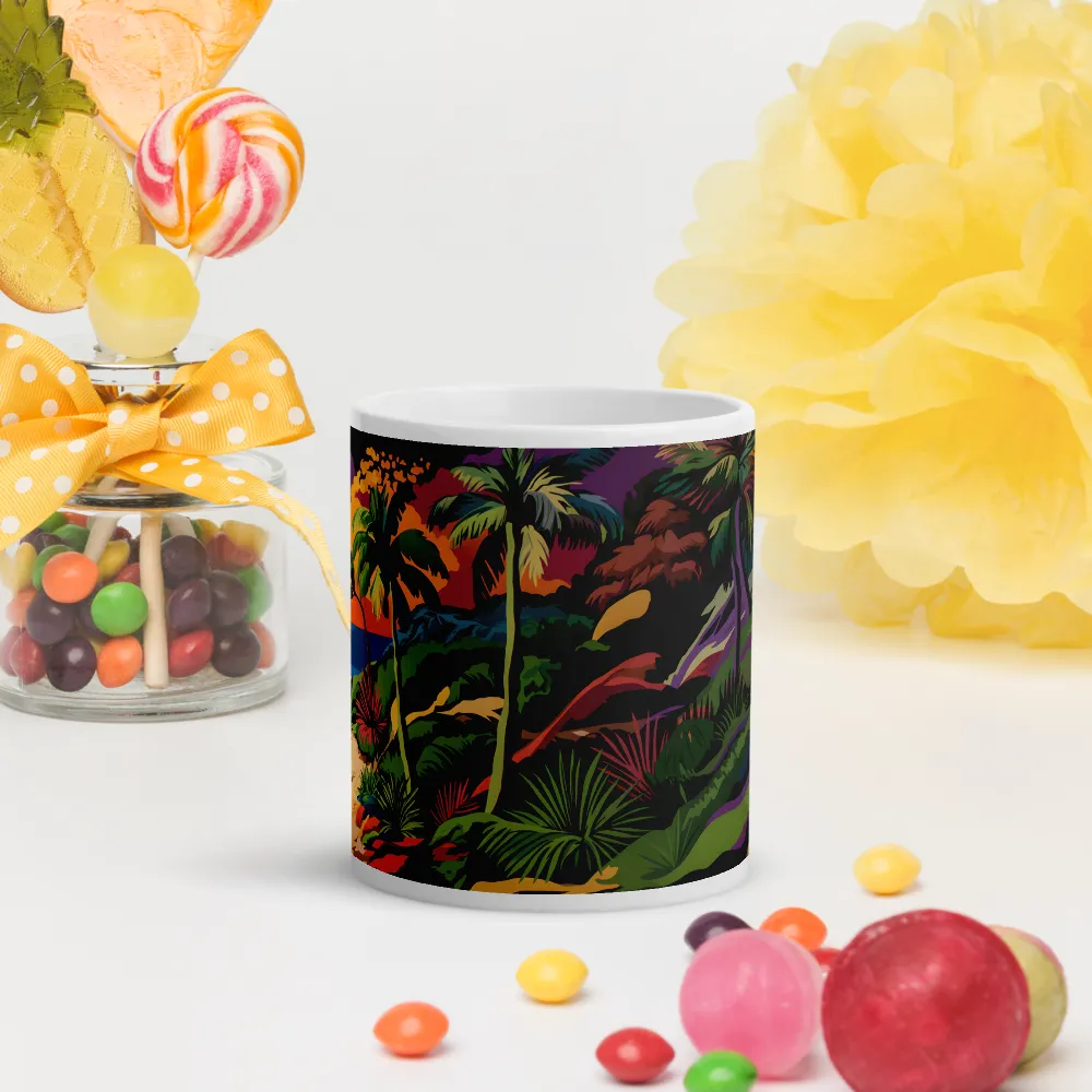 Tropical Sunset Escape | Mugs | Multiple Sizes & Colors