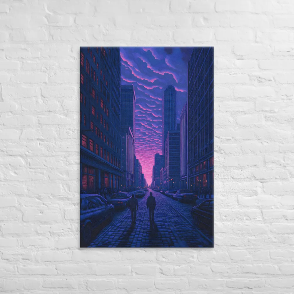 Urban Serenity at Dusk | Canvas | 32″×48″