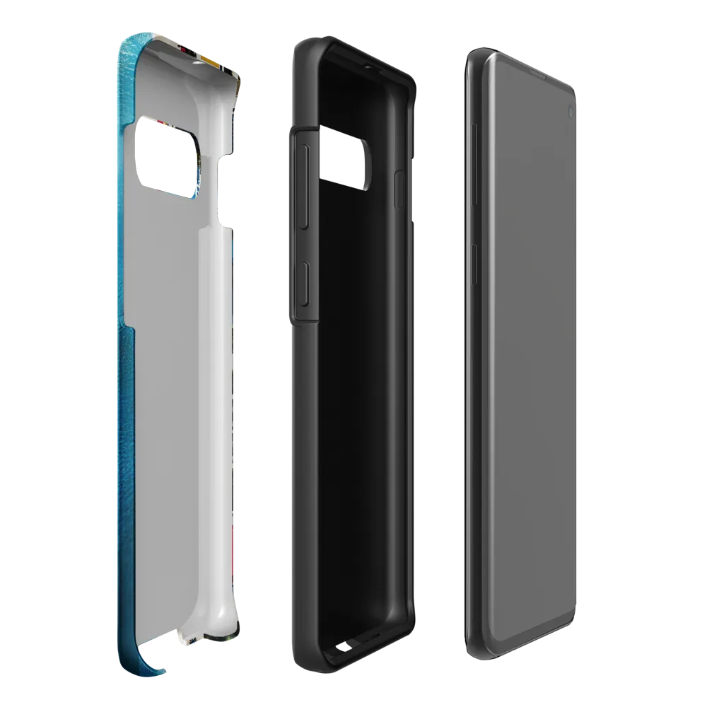 Coastal Harmony: An Aerial Oasis | Phone Case |  S10 Plus | Tough Case | Matte