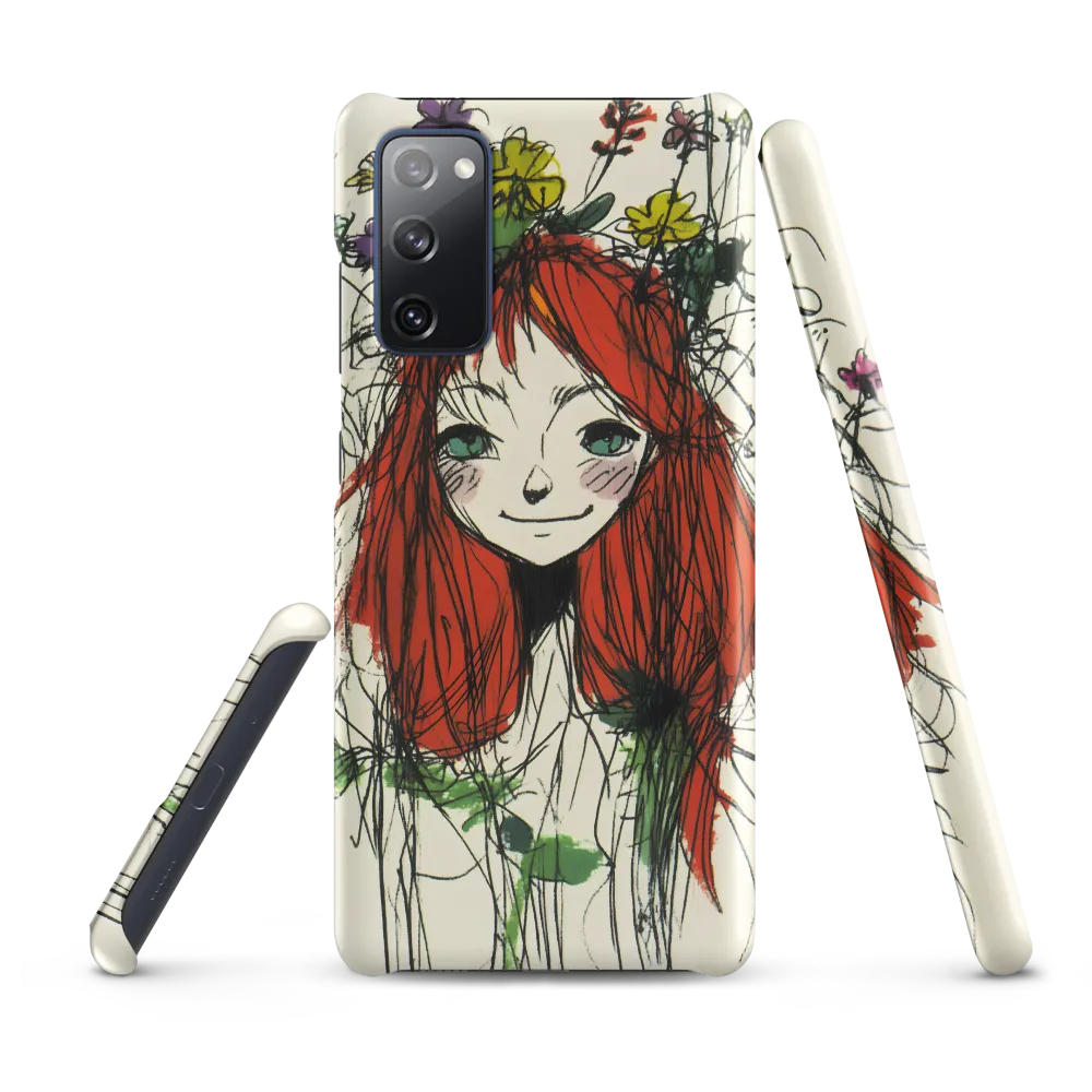 Whimsical Floral Portrait