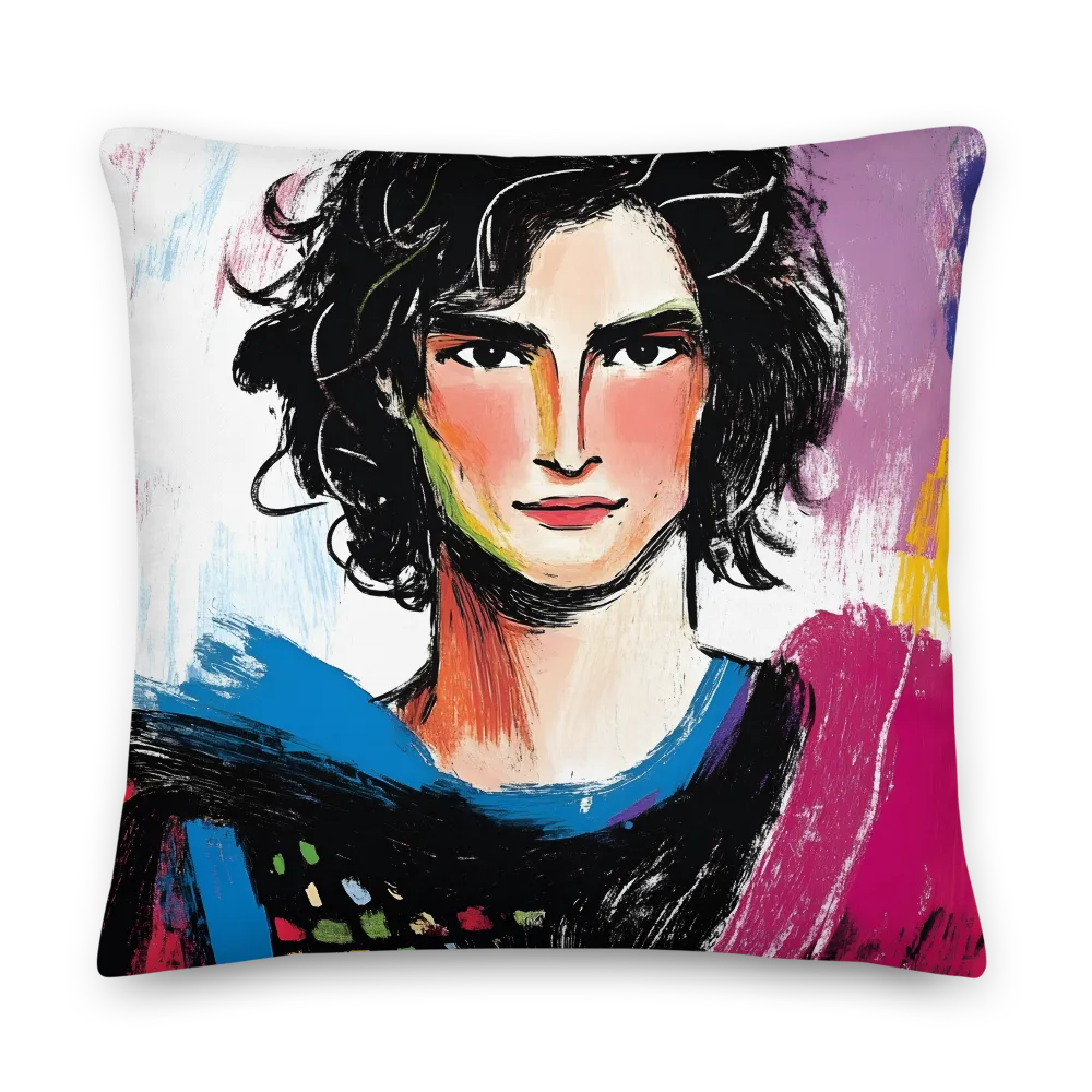 Vibrant Portrait of Youth | Pillow & Pillow Case | Multiple Sizes