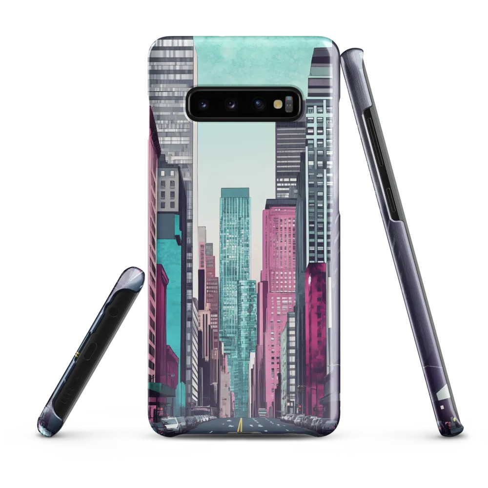 Urban Vibes: A Modern Cityscape | Phone Case |  S10 Plus | Snap Case | Glossy