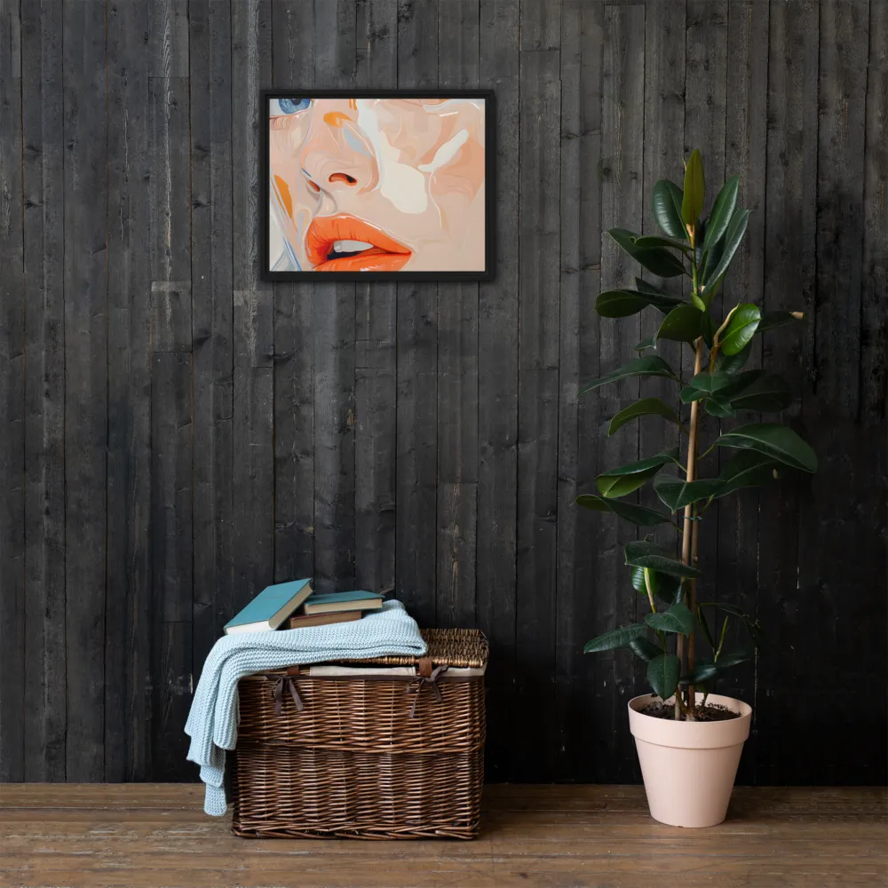 Ethereal Expressions | Canvas with Black Frame | 16″×20″