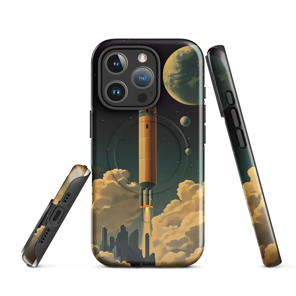 Journey Through the Cosmic Frontier | Phone Case |  16 Pro | MagSafe® Tough Case | Glossy