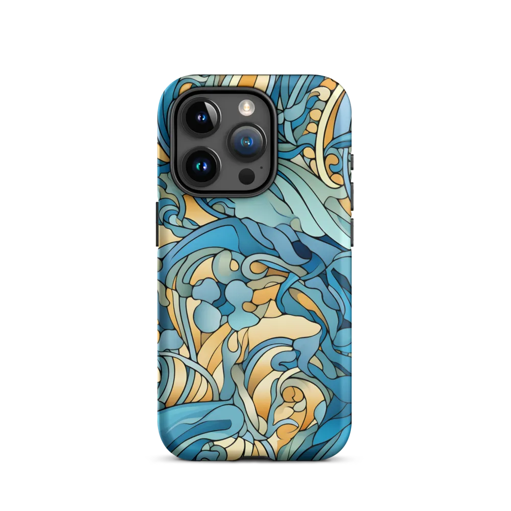 Dancing Waves of the Ocean | Phone Case |  15 Pro | Tough Case | Matte