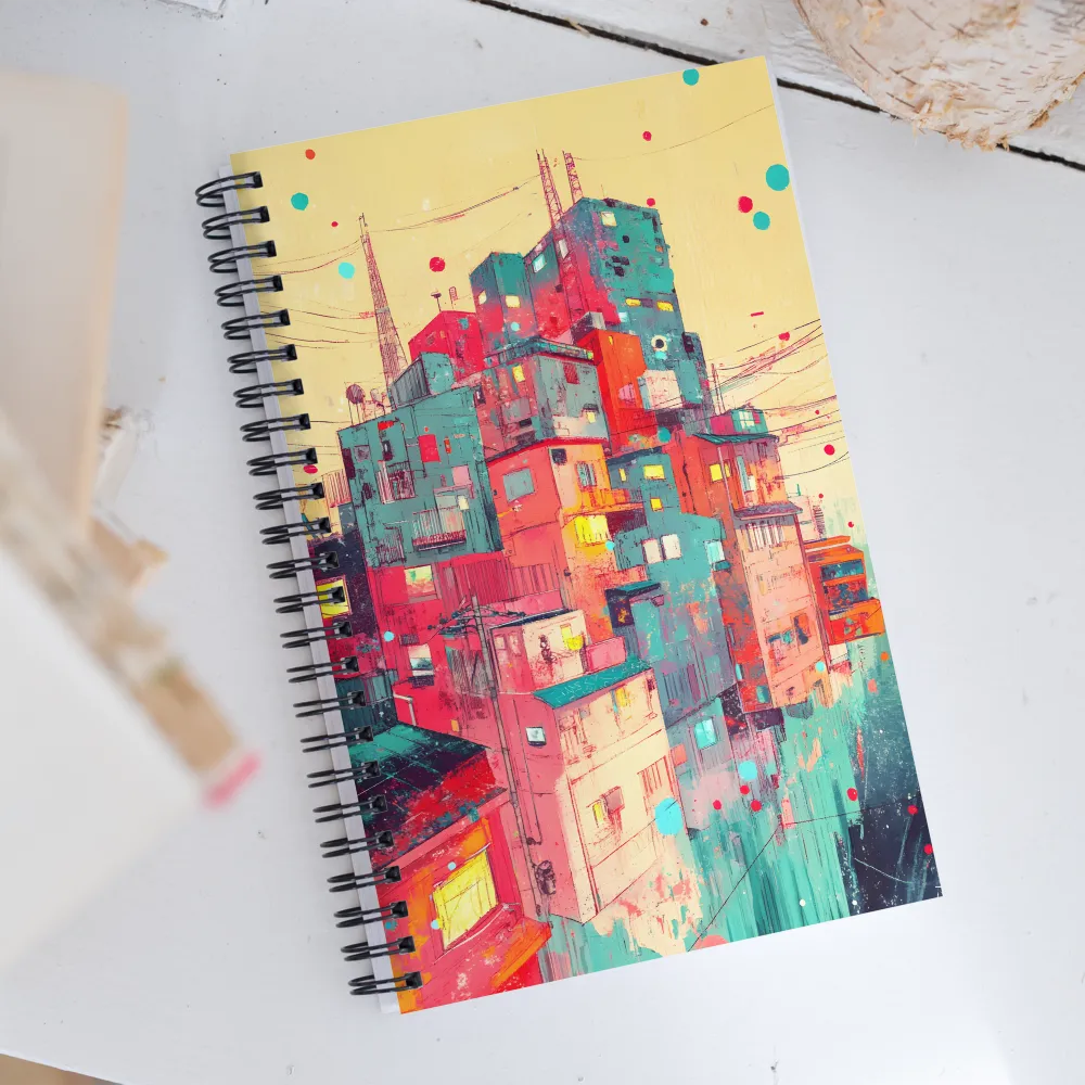 Urban Symphony of Color | Spiral Notebook