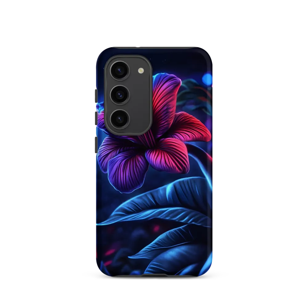 Illuminated Serenity: The Surreal Blossom