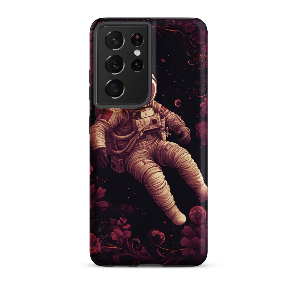Cosmic Bloom: An Astronaut's Journey