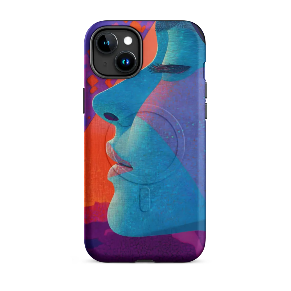 Cyan Profile with Magenta Mosaic