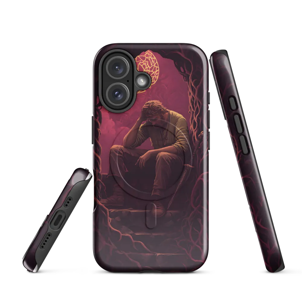 In the Depths of Contemplation | Phone Case |  16 | MagSafe® Tough Case | Glossy