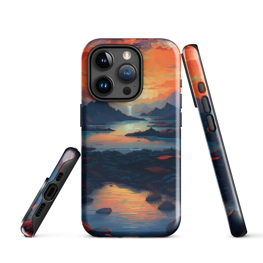 Ethereal Evening: A Digital Dusk