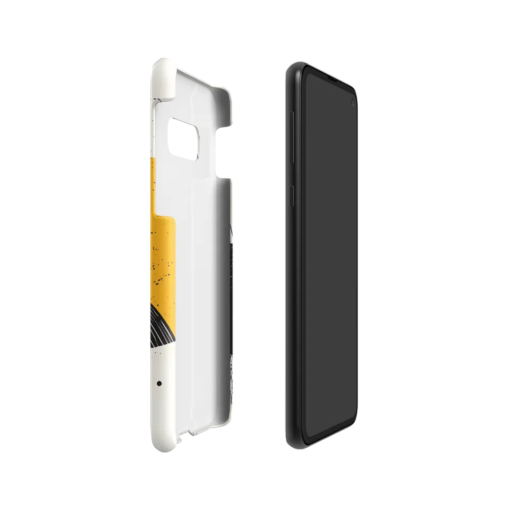 Dynamic Harmony in Black and Yellow