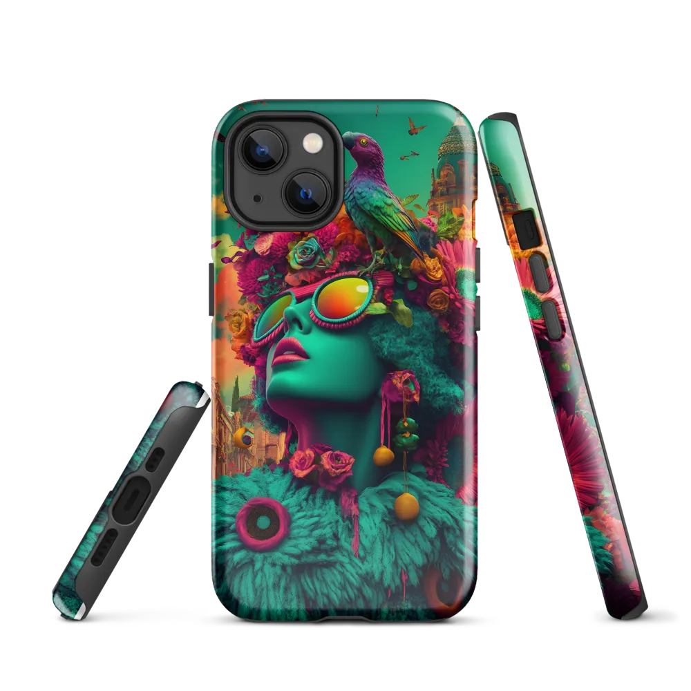 Whimsical Flora | Phone Case |  13 | Tough Case | Glossy
