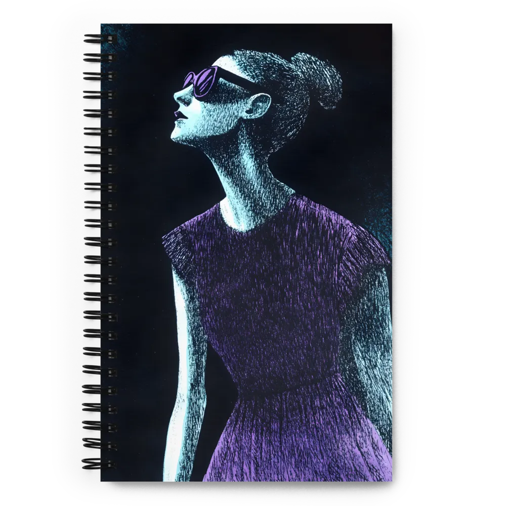 Contemplative Elegance | Spiral Notebook