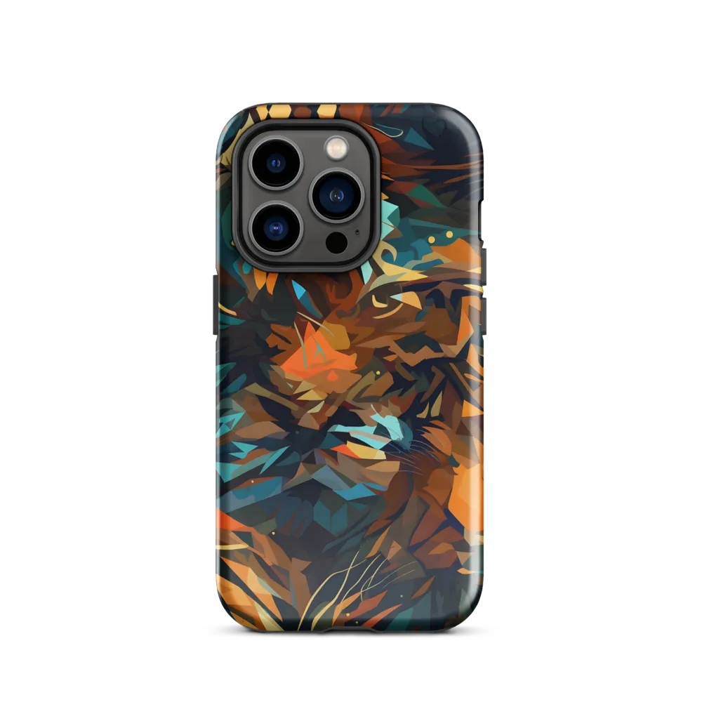 Wild Symphony: Abstract Tigers | Phone Case |  14 Pro | Tough Case | Glossy