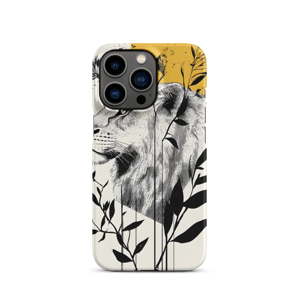 Regal Serenity: The Lion and Flora