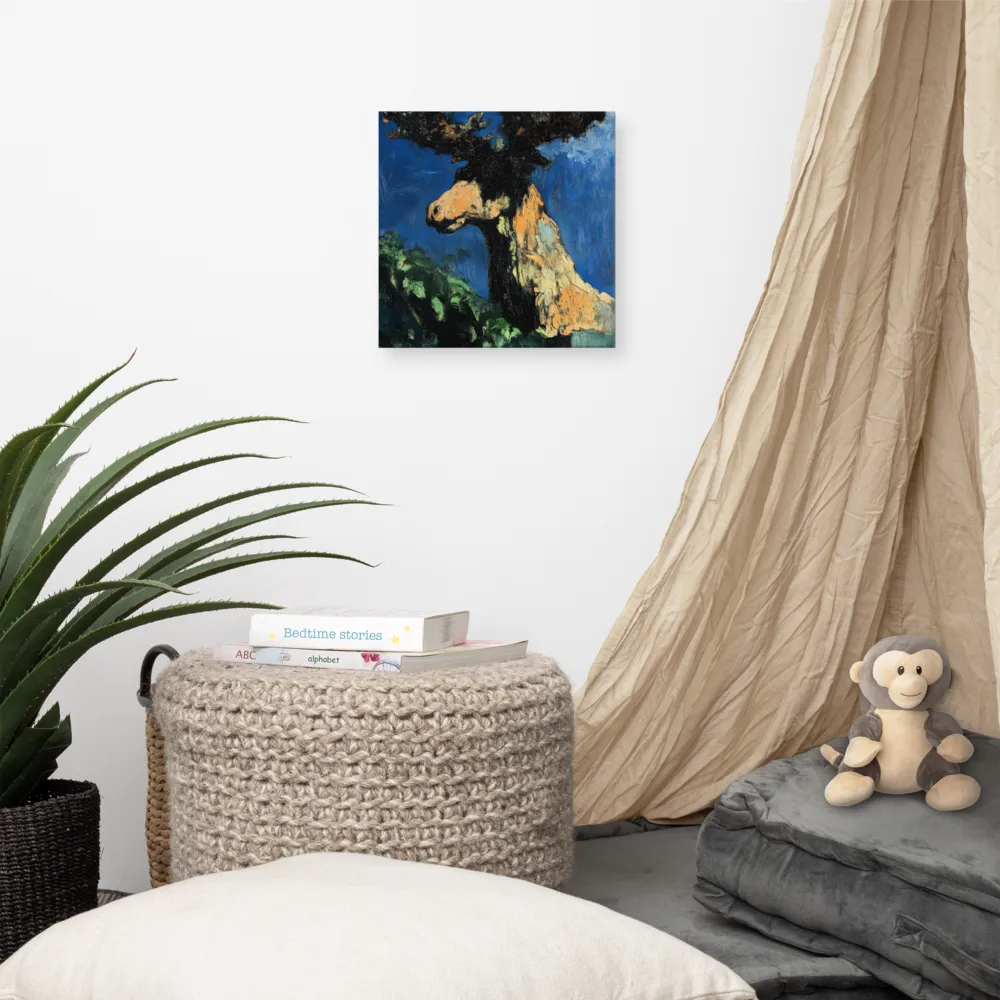 The Majestic Deer in Nature | Canvas | 12″×12″