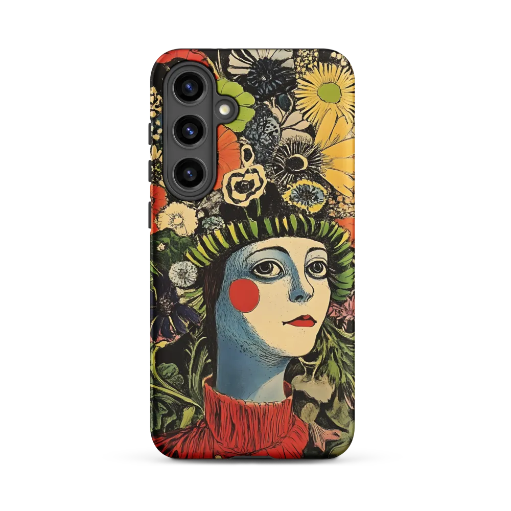 Floral Whimsy: A Portrait of Nature's Embrace