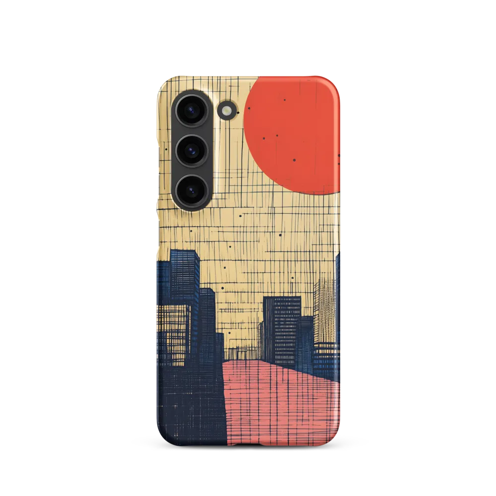 Urban Echoes: A Minimalist Cityscape