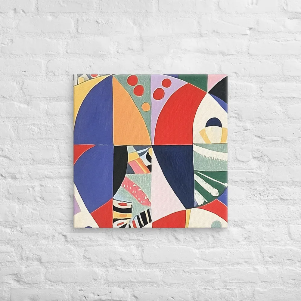 Dynamic Mosaic Symmetry | Canvas | 24″×24″