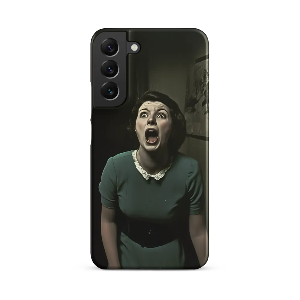 Echoes of Fear: A Vintage Portrait