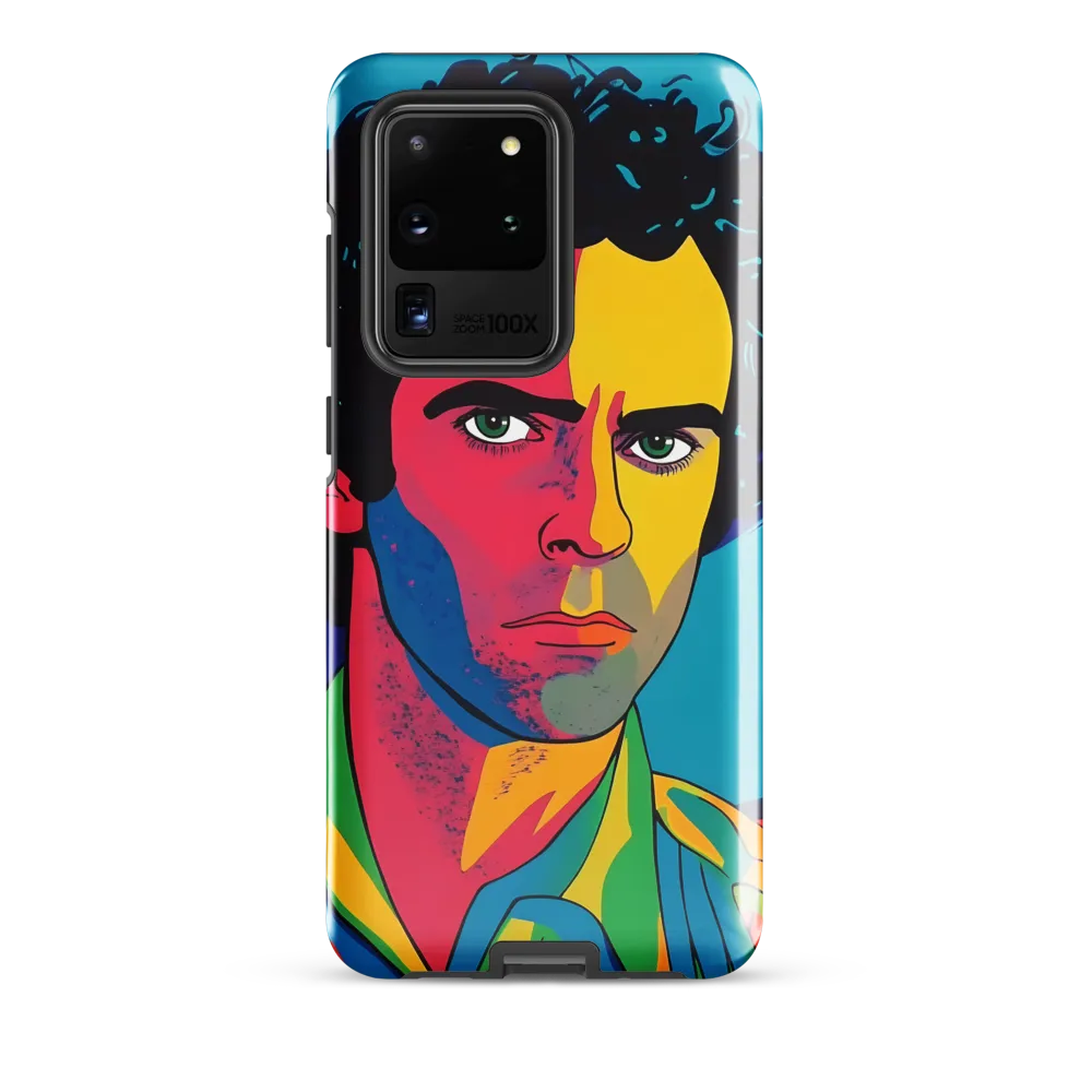 Electric Visage: A Portrait of Vibrance