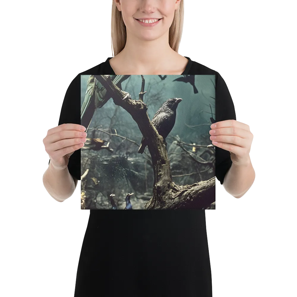 Whispers of the Avian Realm | Canvas | 12″×12″