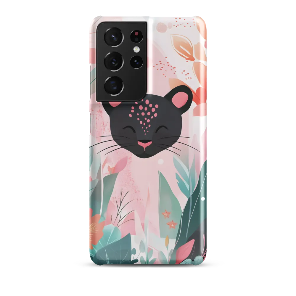 Whimsical Panther in Bloom