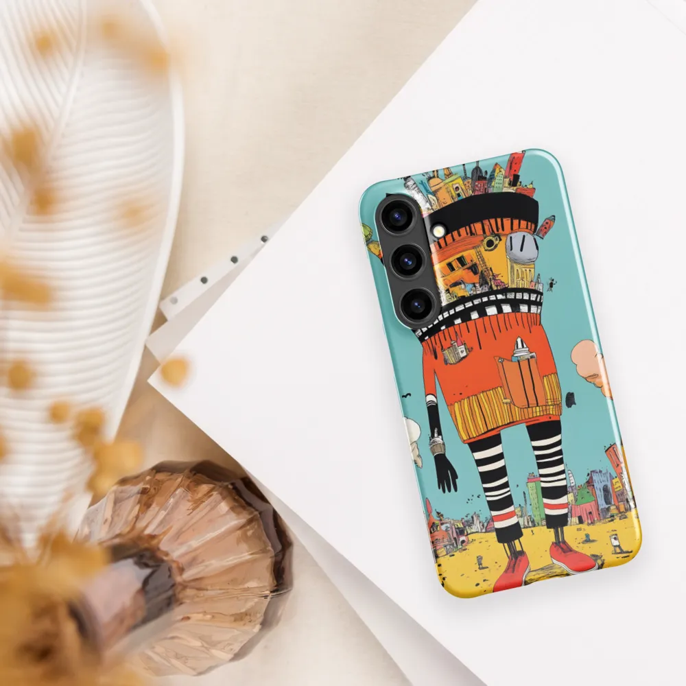 Urban Fantasia: A Whimsical Encounter | Phone Case |  S24 Plus | Snap Case | Glossy