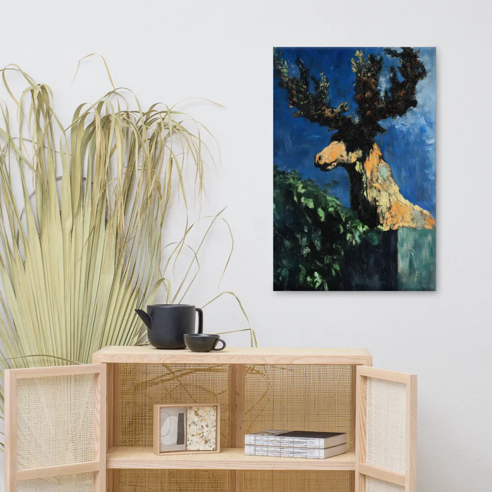 The Majestic Deer in Nature | Canvas | 24″×36″