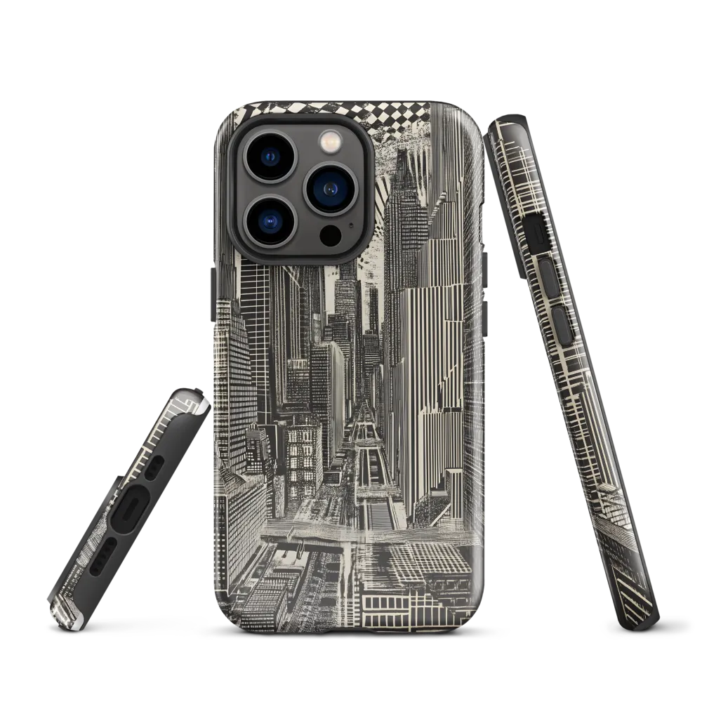 Urban Dreams: A Surreal Cityscape | Phone Case |  13 Pro | Tough Case | Glossy