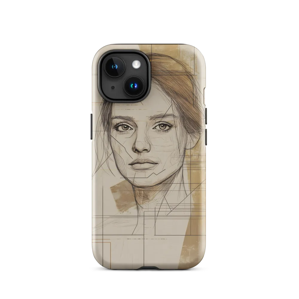 Geometric Elegance: A Modern Portrait