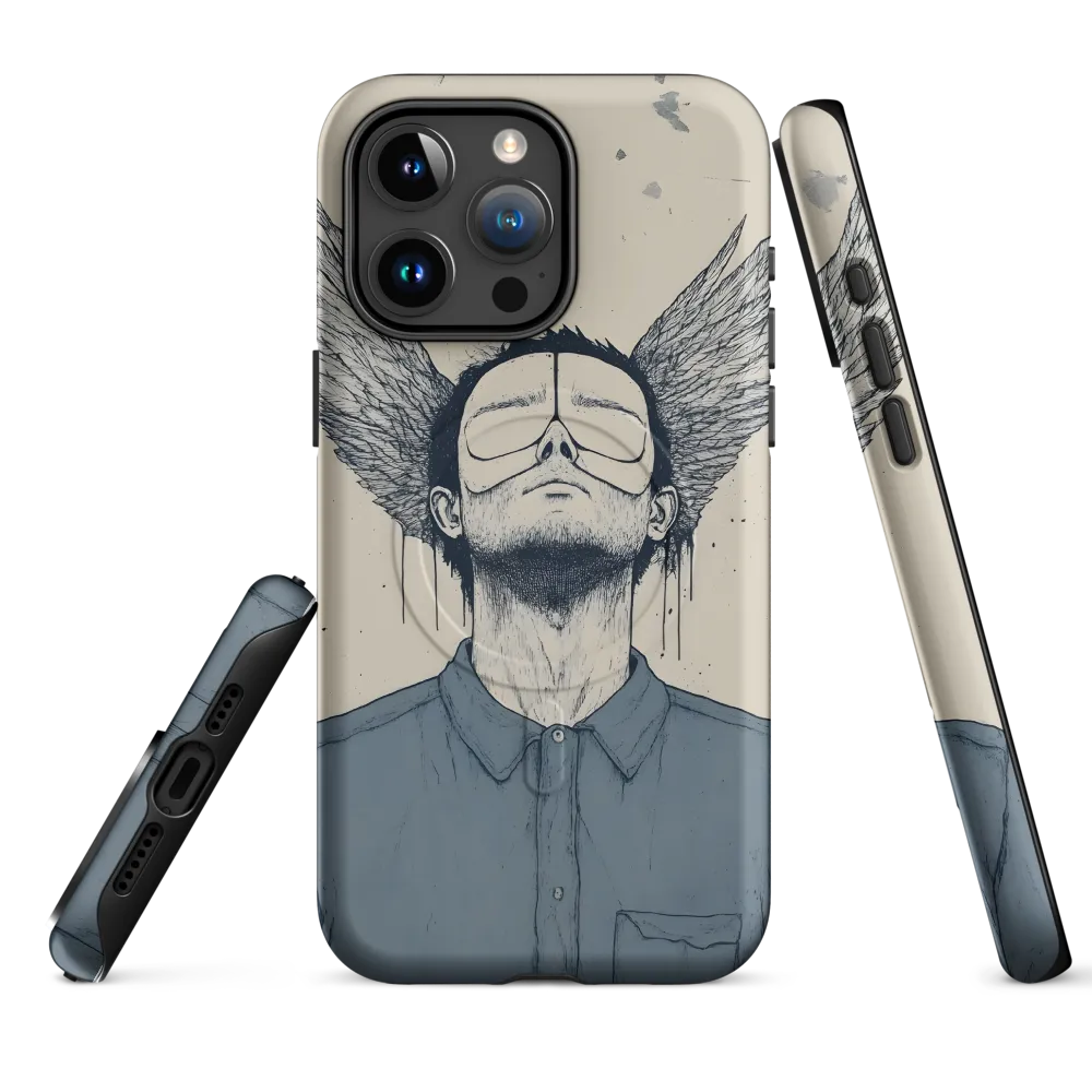 Wings of Reflection | Phone Case |  15 Pro Max | MagSafe® Tough Case | Matte
