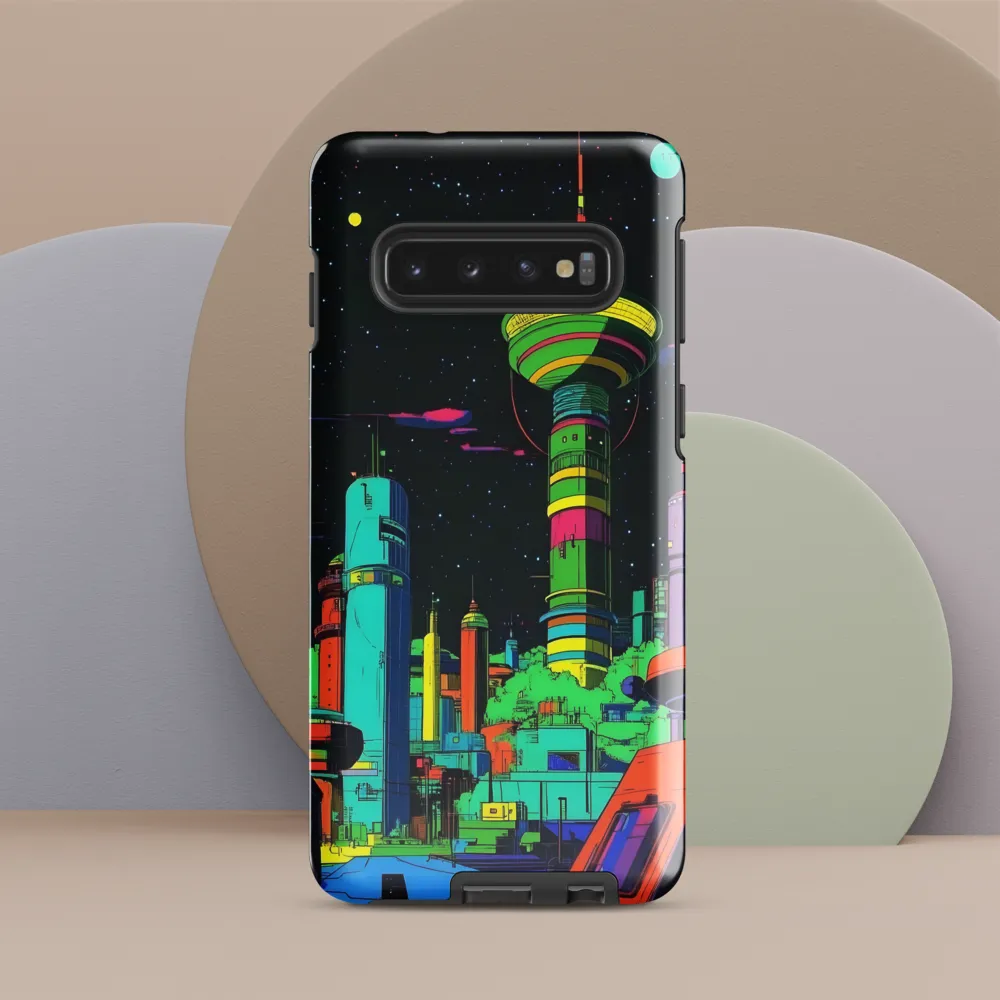 Neon Dreams: A Futuristic Cityscape