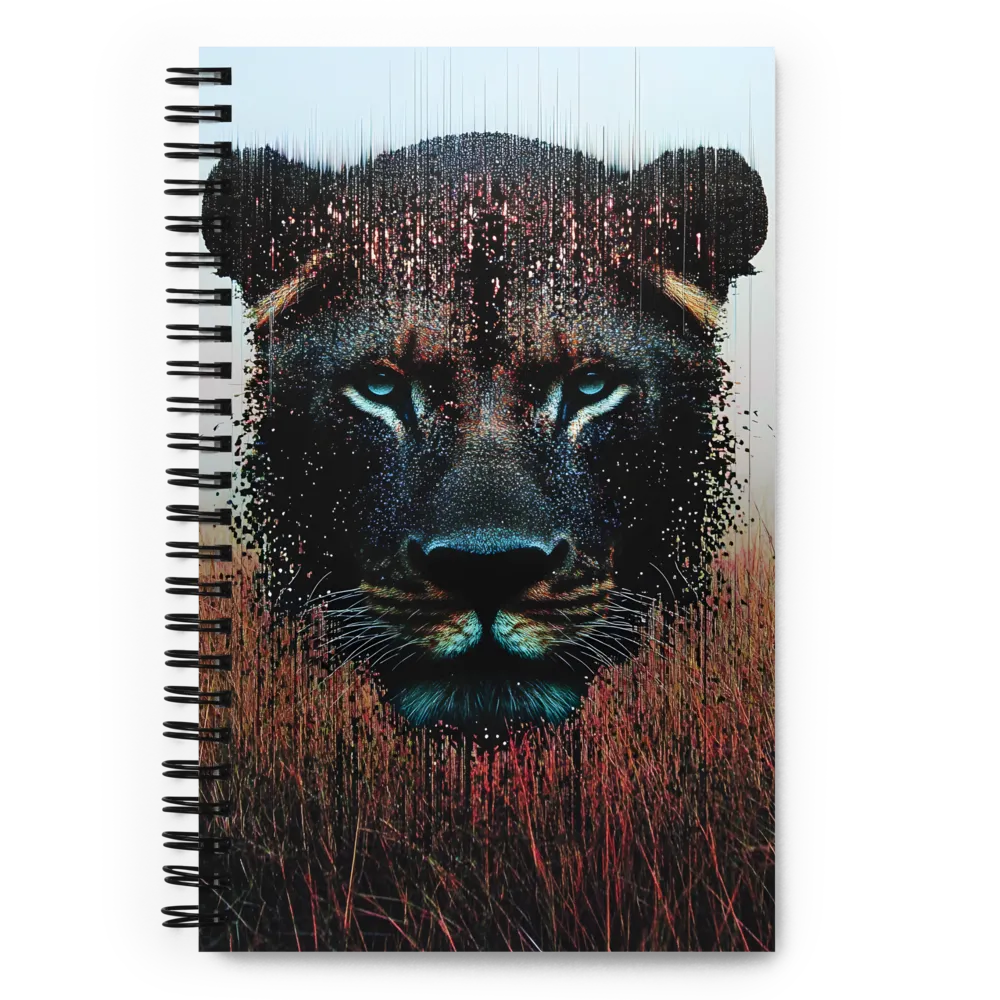 Mystical Majesty of the Lion | Spiral Notebook