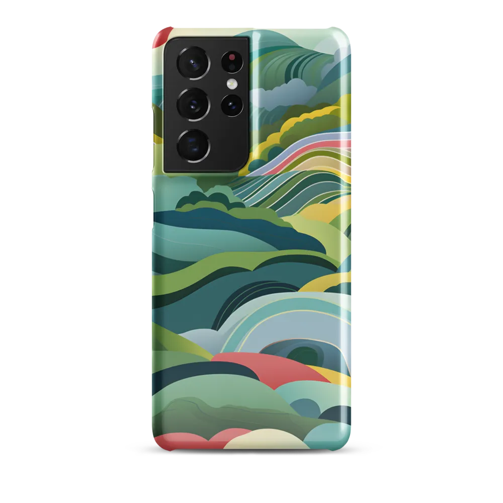 Waves of Serenity | Phone Case |  S21 Ultra | Snap Case | Glossy