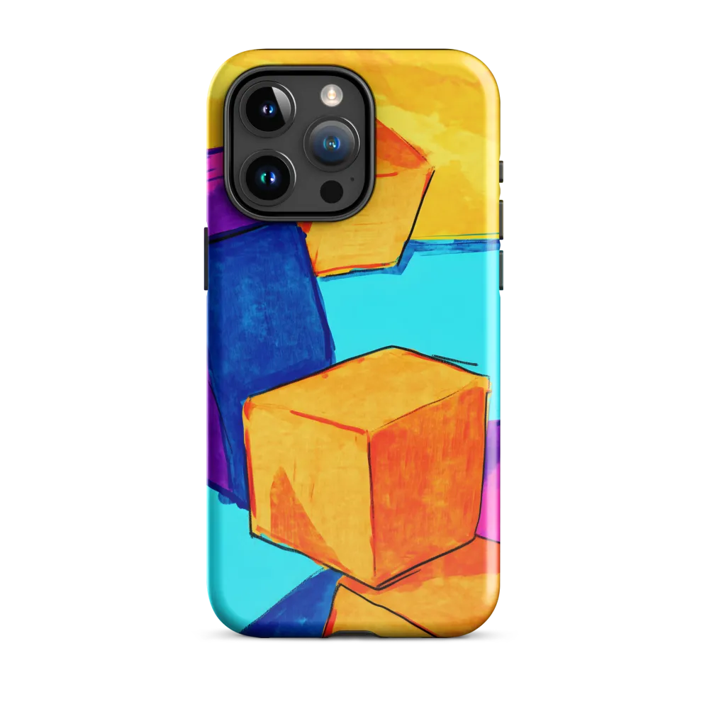 Playful Cubes in Vibrant Harmony