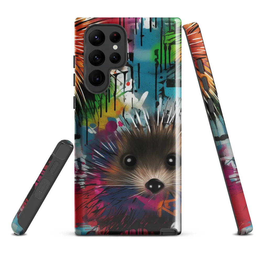 Whimsical Hedgehogs in a Kaleidoscopic Wonderland