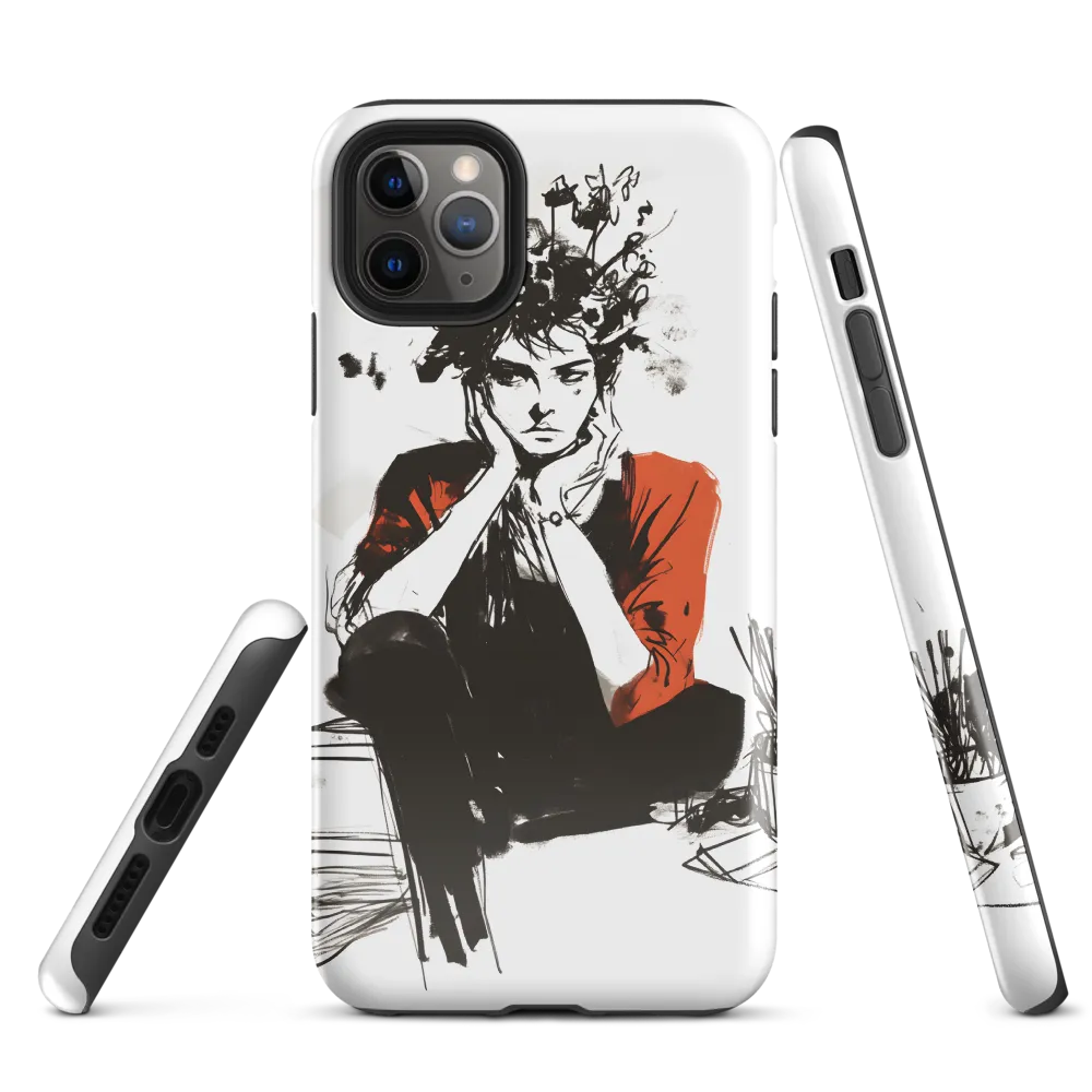 Contemplation Amidst Creativity | Phone Case |  11 Pro Max | Tough Case | Glossy