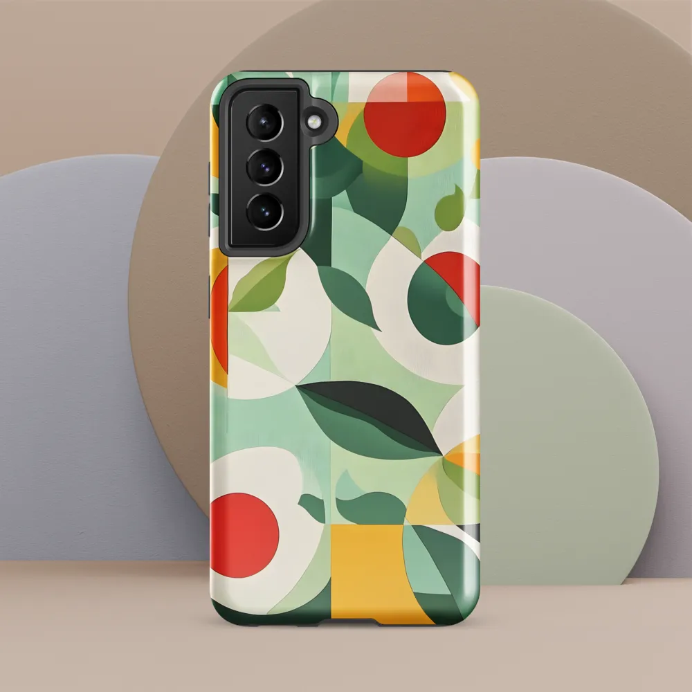 Harmony in Shapes: A Playful Abstract Design