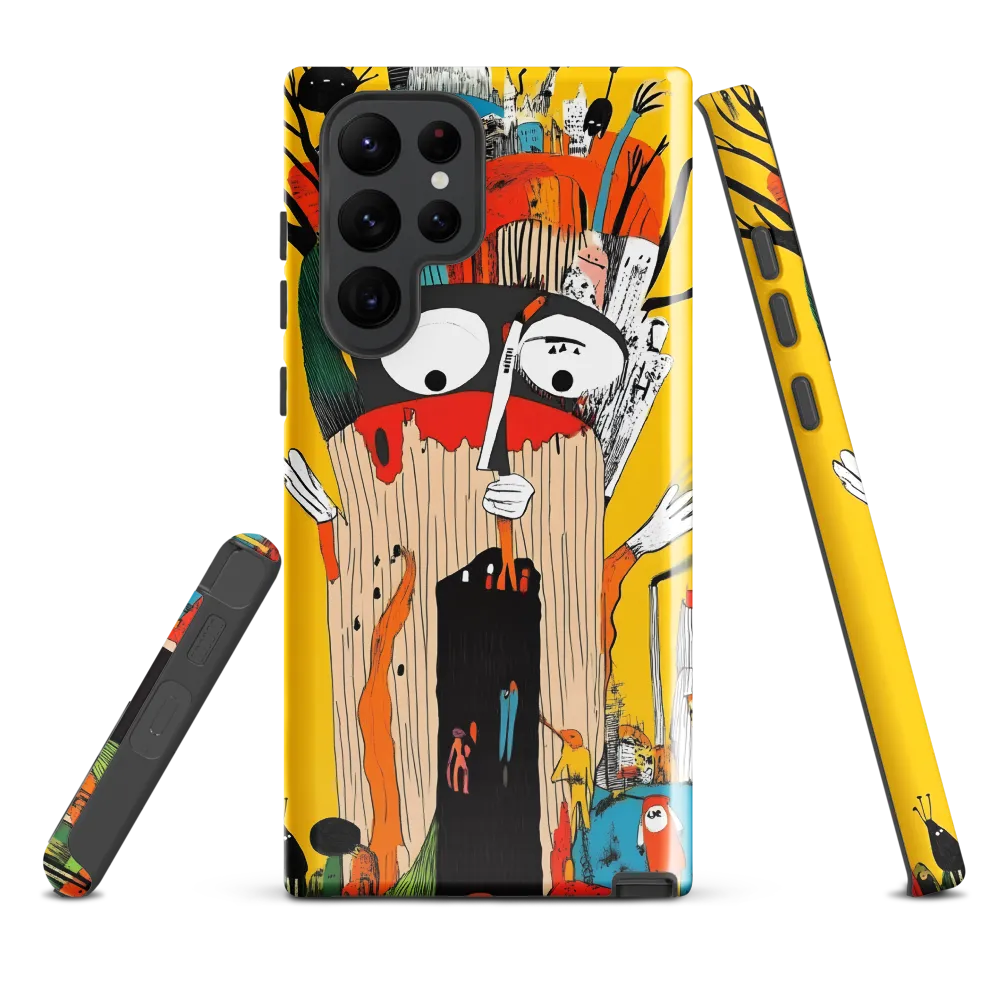 The Whimsical Tree of Imagination | Phone Case |  S22 Ultra | Tough Case | Glossy