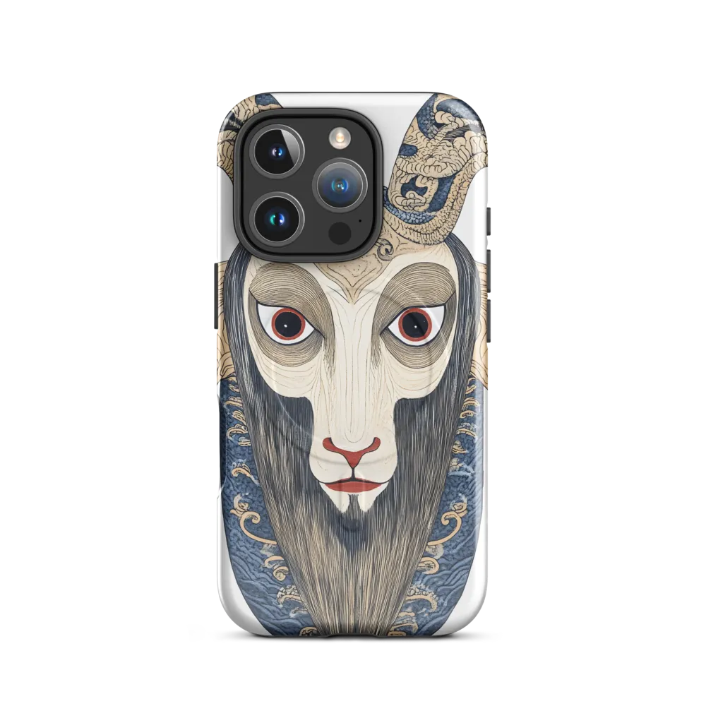 Ethereal Gaze of the Ram | Phone Case |  16 Pro | MagSafe® Tough Case | Glossy